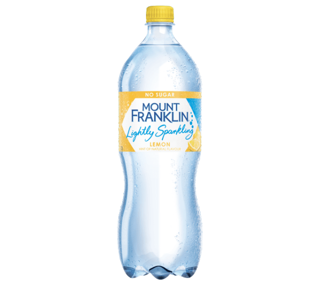Mount Franklin Water - Lightly Sparking - 1.25L PET - Lemon