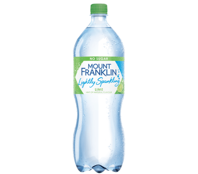 Mount Franklin Water - Lightly Sparking - 1.25L PET - Lime